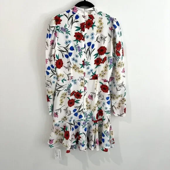 NWT Yumi Kim Night Fever Garden at Dawn 100% Silk Floral Mini Dress 4 - Picture 10 of 14